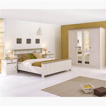 2848 36 Sur Chambre Adulte Complete Contemporaine Yuka L 160 X P 200 Cm Achat Prix Fnac