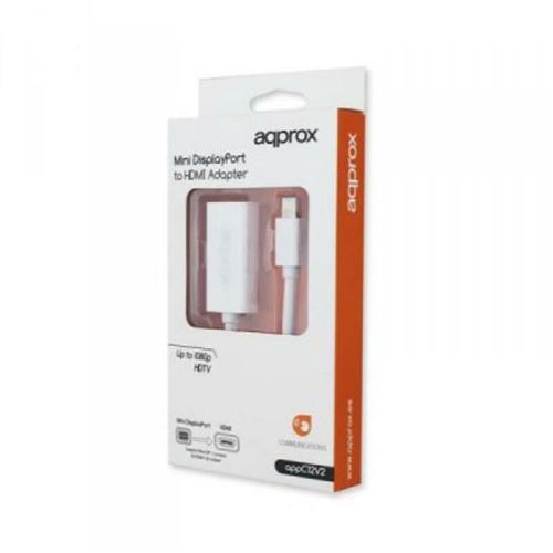 Adaptateur Mini Display Port vers HDMI approx! APPC12V2 Blanc