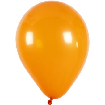 Creotime ballons pour hélium orange 10 pièces - 1