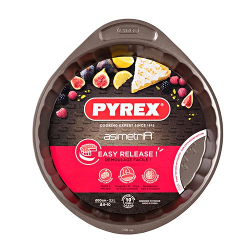 Pyrex Moule A Tarte Asimetria 30 Cm Marron
