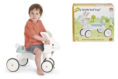 Tender Leaf Toys loopfiets Draisienne &agrave; 4 Roues Junior Blanc