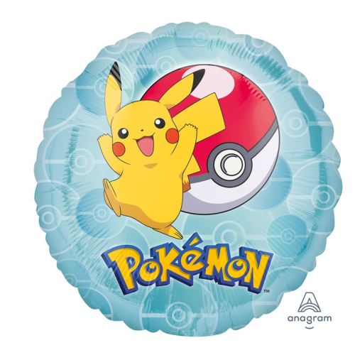 ballon aluminium rond pokemon - 3633201