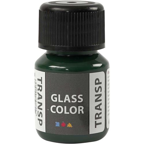 Creotime peinture pour verre et porcelaine Glass Color 30 ml vert