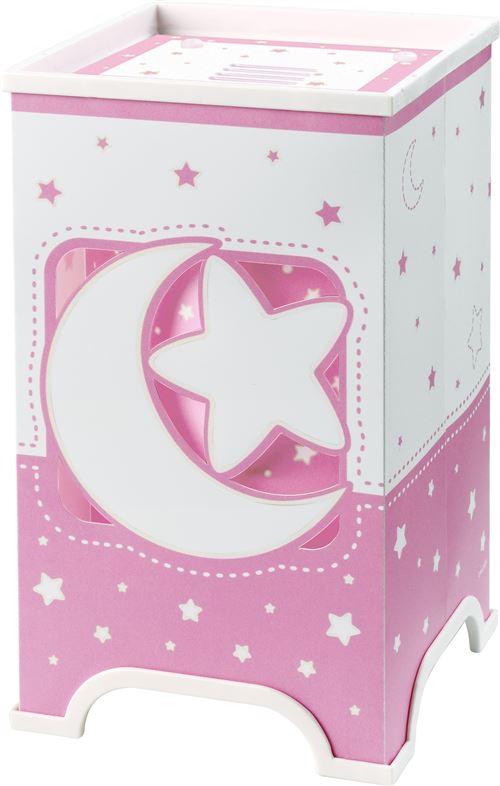 Dalber Lampe de table LED Moonlight brillent dans le rose foncé cm 21.5