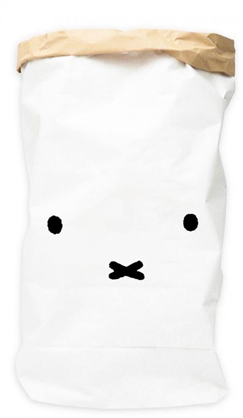 nijntje Sac de stockage de papier Nijntje 50 x 70 cm blanc