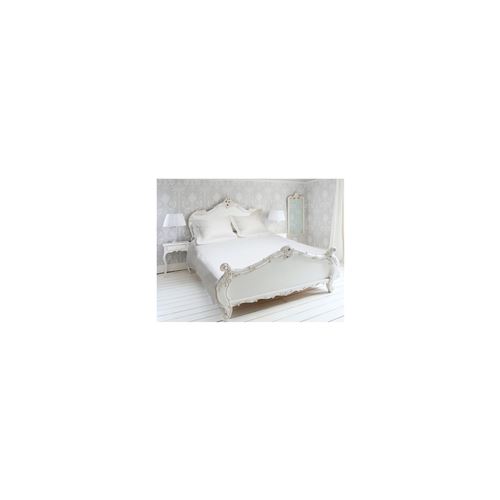 Parure de drap 4 pièces en percale EDEN satin, coloris blanc