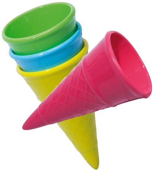 Spielstabil - bac à sable forme cornet de crème glacée