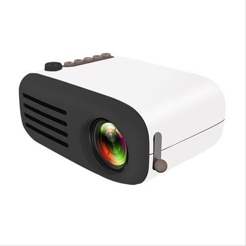 Vidéoprojecteur OHP Excelvan YG200 Projecteur vidéo de poche à LED de poche avec mini projecteur vidéo et vidéo AV USB SD HDMI Noir