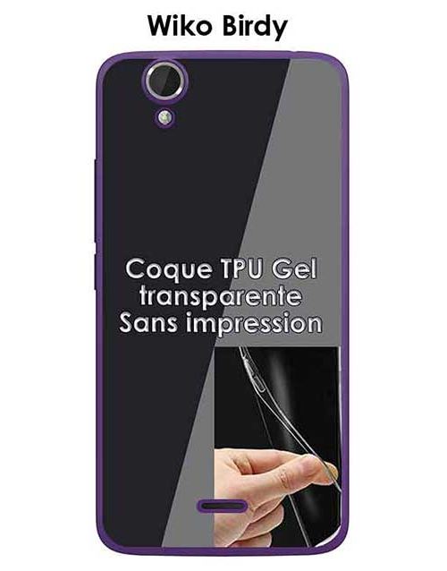 Coque Wiko Birdy Transparente (TPU Gel souple)