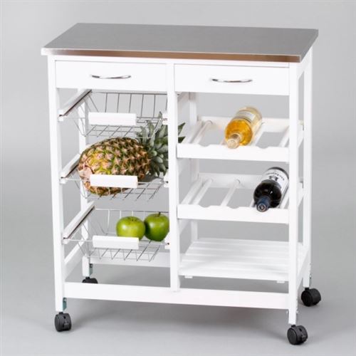 inox Chariot de cuisine complète