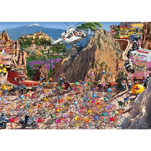 PIATNIK Puzzle RUYER TOUR DE FRANCE Multicolore