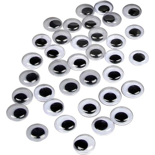 Creotime wobbly junior 10 mm noir/blanc 1000 pièces