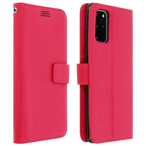 Etui pour Samsung Galaxy S20 avec Porte carte Support Vidéo - rose