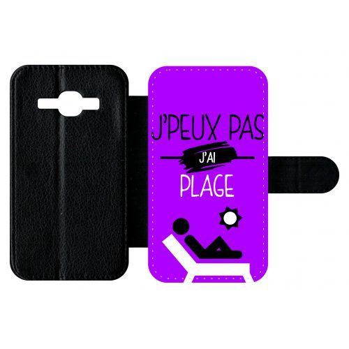 Etui samsung galaxy j1 j peux pas j ai plage 8