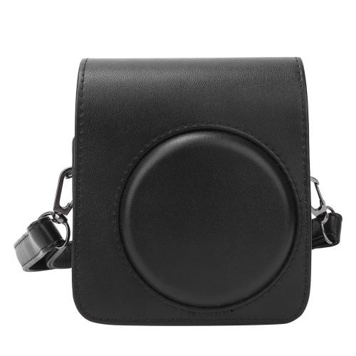 Housse de protection en cuir PU pour Fujifilm Instax mini70 Noir