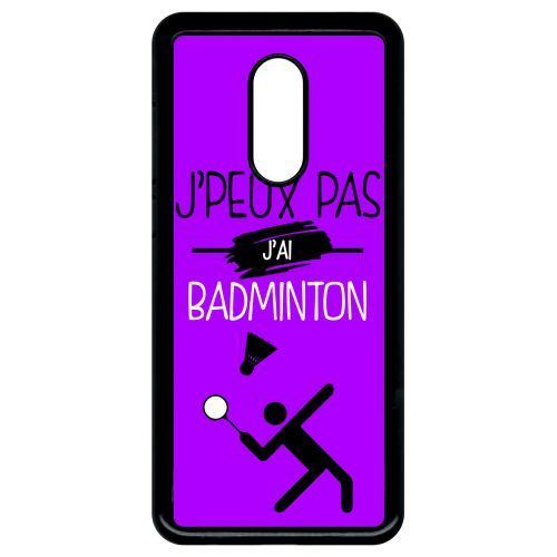 Coque xiaomi redmi 5 plus j peux pas j ai badminton 7