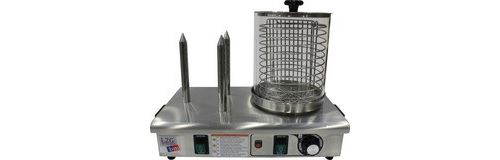 Appareil &agrave; Hot Dog Professionnel 3 plots - L2G - - Inox530 x290x400mm