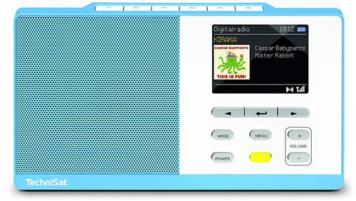 TechniSat digitradio Kira 1 (Radio Dab +/FM Portable avec écran Couleur et Un kiraka directe Bouton)