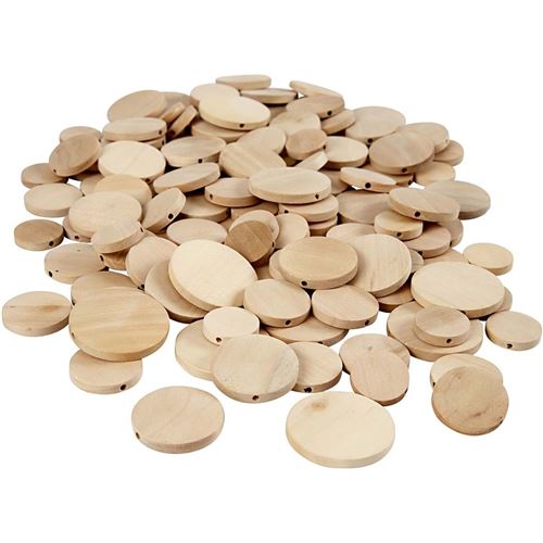 Creotime bouton/perle 20-35x4 mm 320 pièces