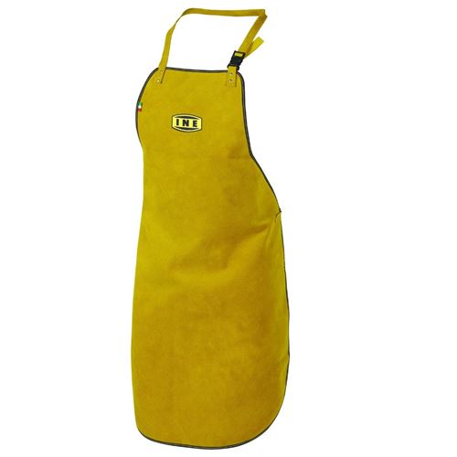 Tablier CUIR Daim souple Multifonction 60 x 90 cm bricolage Fixation par boucles et cordons à lacer tout cuir