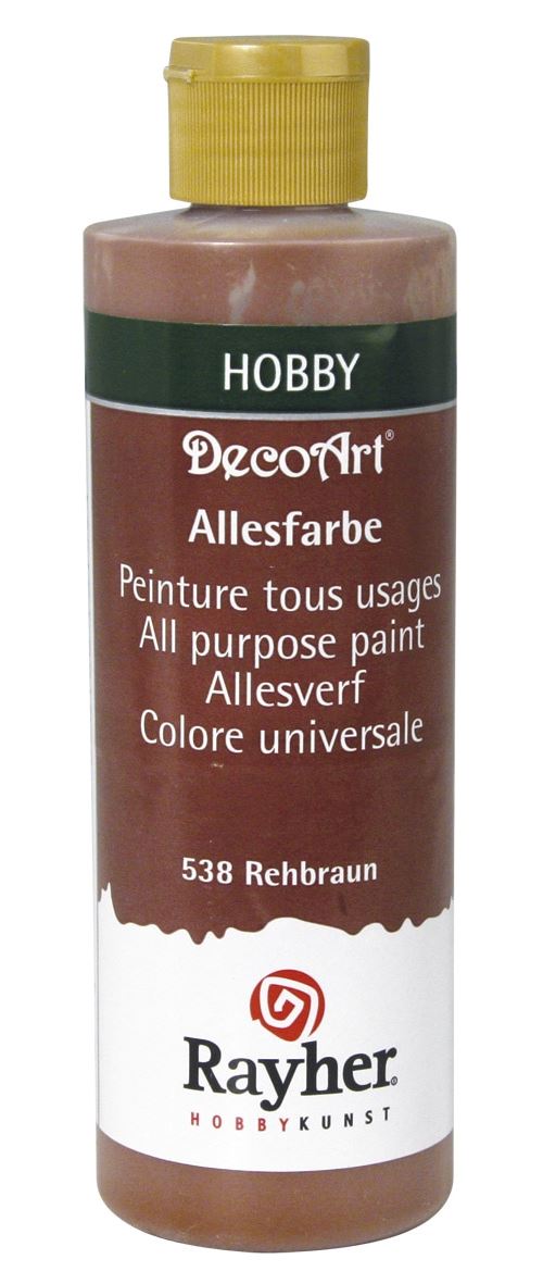 Peinture acrylique premium brun chevreuil 235 ml - decoart