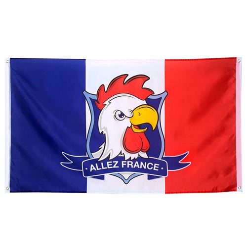 drapeau allez la france 90x150cm - 62035