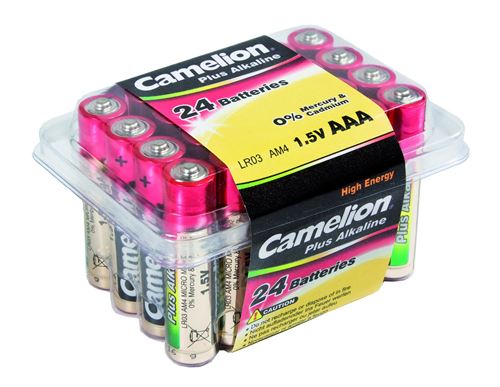 Camelion - 24 piles alcalines AAA / LR3 box