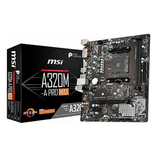 Ordinateur / PC Portable Carte Mère MSI A320M-A Pro Max mATX DDR4 AM4