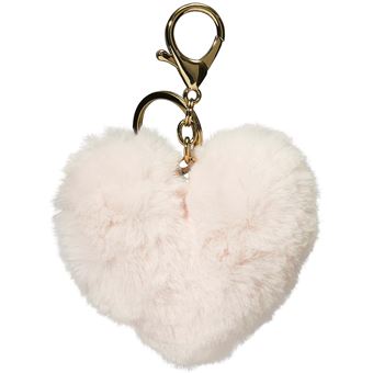 Draeger - Porte clés peluche Coeur rose