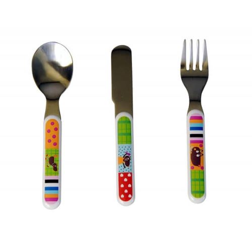 Set de 3 couverts louloup - t'es fou louloup