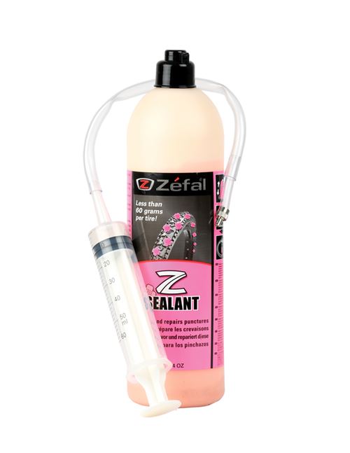 Preventif anti-crevaison zefal z-sealant tubeless-tubetype avec seringue (1l)