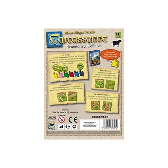 Jeu de stratégie Asmodee Carcassonne Moutons et Collines Extension 9
