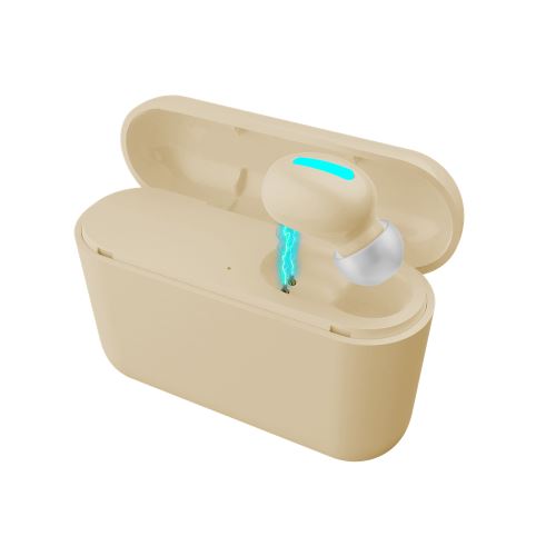 Ecouteurs HBQ-Q32I oreille unique Bluetooth 5.0 Oreillettes Sans Fil TWS Sport kaki