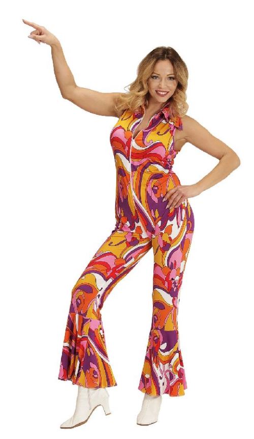 WIDMANN D&eacute;guisement Seventies Combi Groovy Orchid&eacute;es Femme