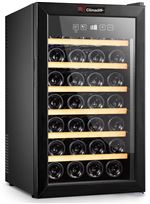 Climadiff CLS28H - Cave à vin - pose libre - largeur : 43 cm - profondeur : 52 cm - hauteur : 74 cm - 78 litres - classe B - noir
