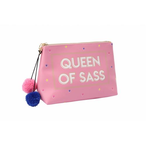 Sweet Tooth - Trousse de toilette 'Queen Of Sass' (Taille unique) (Rose) - UTCB1868