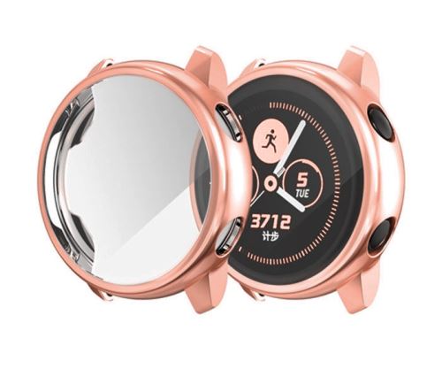 Coque de protection en TPU plating antichoc pour Samsung Galaxy Watch Active - Or rose