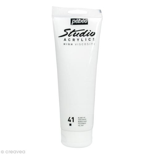 Peinture acrylique Pébéo Studio High Viscosity - Opaque - 250 ml