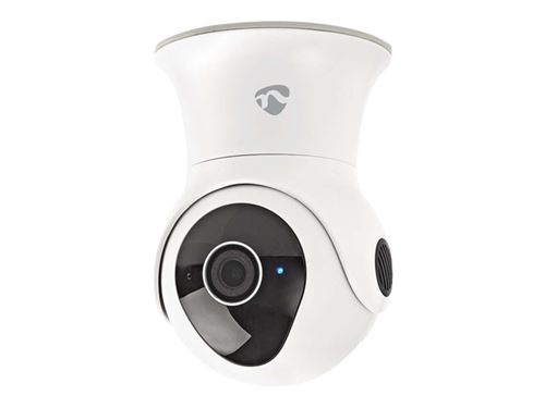 Nedis WIFICO20CWT - Caméra de surveillance réseau - extérieur - Etanche - couleur (Jour et nuit) - 2 MP - 1080p - audio - sans fil - Wi-Fi - DC 12 V