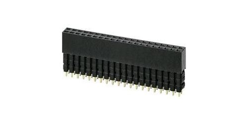Barrette à bornes Raspberry Pi® Phoenix Contact PSTD 0,65X0,65/40-2,54 noir 1 pc(s)