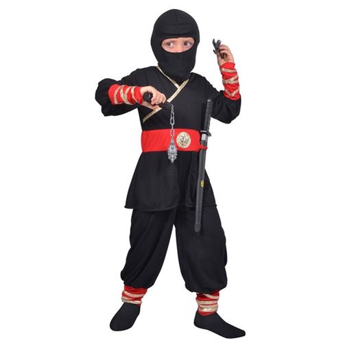 Déguisement enfant Cesar Ninja Taille 8-10 ans Rouge
