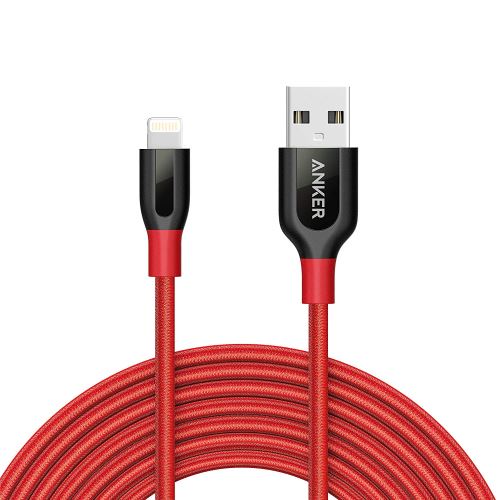 Câble USB / Lightning Powerline+. 3m. Rouge