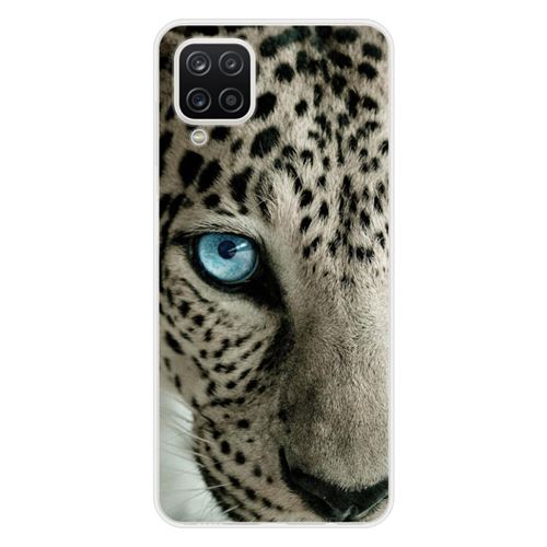 Coque en silicone imprimée compatible Samsung Galaxy M22 Galaxy M32 Oeil de léopard