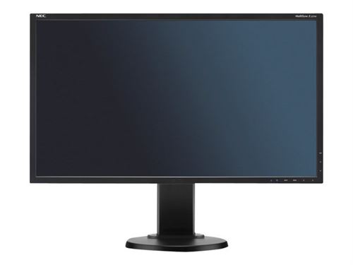 NEC MultiSync E223W - LED-monitor - 22 - 1680 x 1050 HD 720p - TN - 250 cd/m² - 1000:1 - 5 ms - DVI-D, VGA, DisplayPort - zwart