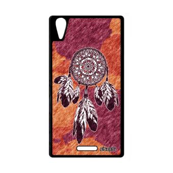 Coque Pour Xperia T3 Attrape Reve Dessin Mandala Yoga Dreamcatcher
