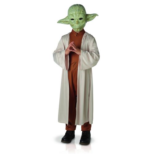 Déguisement star wars avec masque luxe : yoda : taille s rubie's