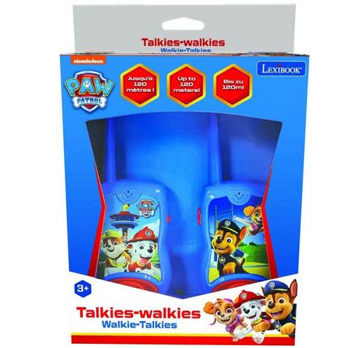 Lexibook Paw Patrol - Portable - radio 2 bandes - PMR - bleu, rouge (pack  de 2) - Talkie Walkie - Achat & prix