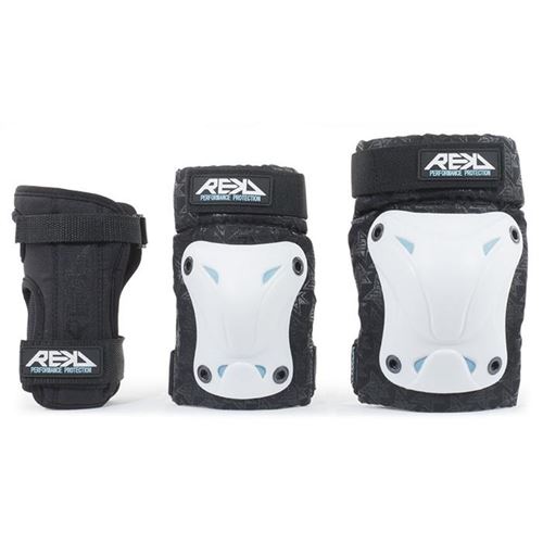 Set de protection complet REKD Recreational Triple Pad Set White