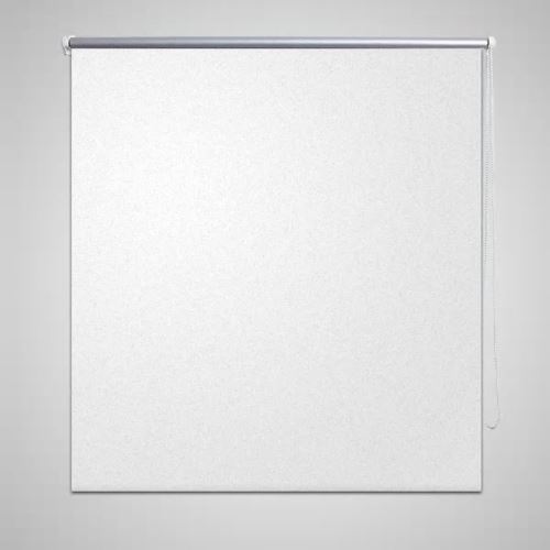 Store Occultant Thermique Réglable avec Mécanisme à Chaîne et Rouleau 160 x 175 cm Blanc