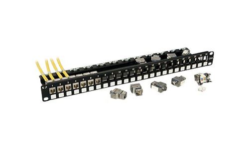 LINDY Cat.6A 10G Premium Patchpanel - Patchpaneel - RJ-45 X 24 - 19